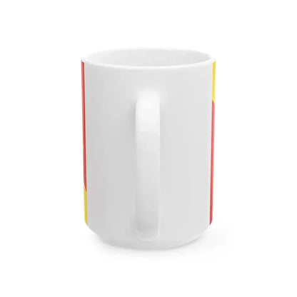 Flag of Haute-Alsace (France) White Coffee Mug - Go Mug Yourself
