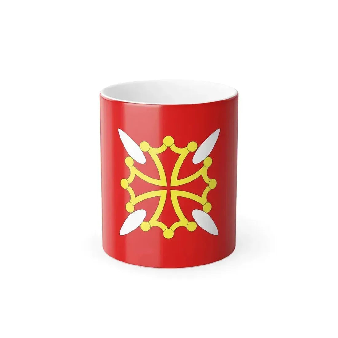 Flag of Haute Garonne France 2 - Color Changing Coffee Mug 11oz - Go Mug Yourself