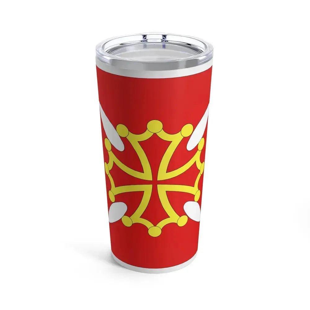 Flag of Haute Garonne France 2 - Tumbler 20oz 20oz - Go Mug Yourself