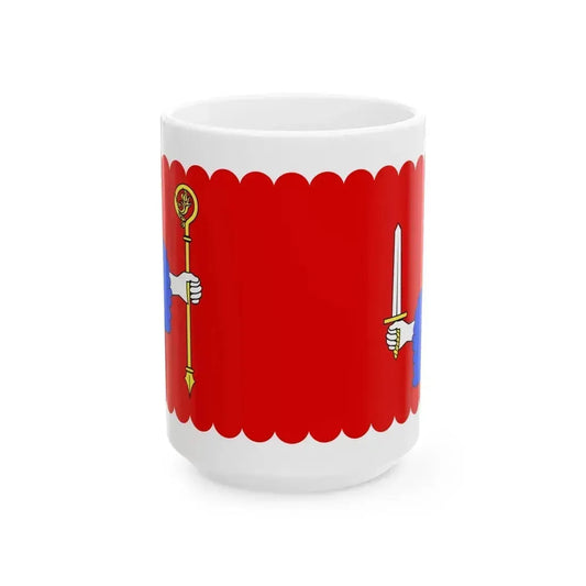 Flag of Haute Loire France - White Coffee Mug 15oz - Go Mug Yourself