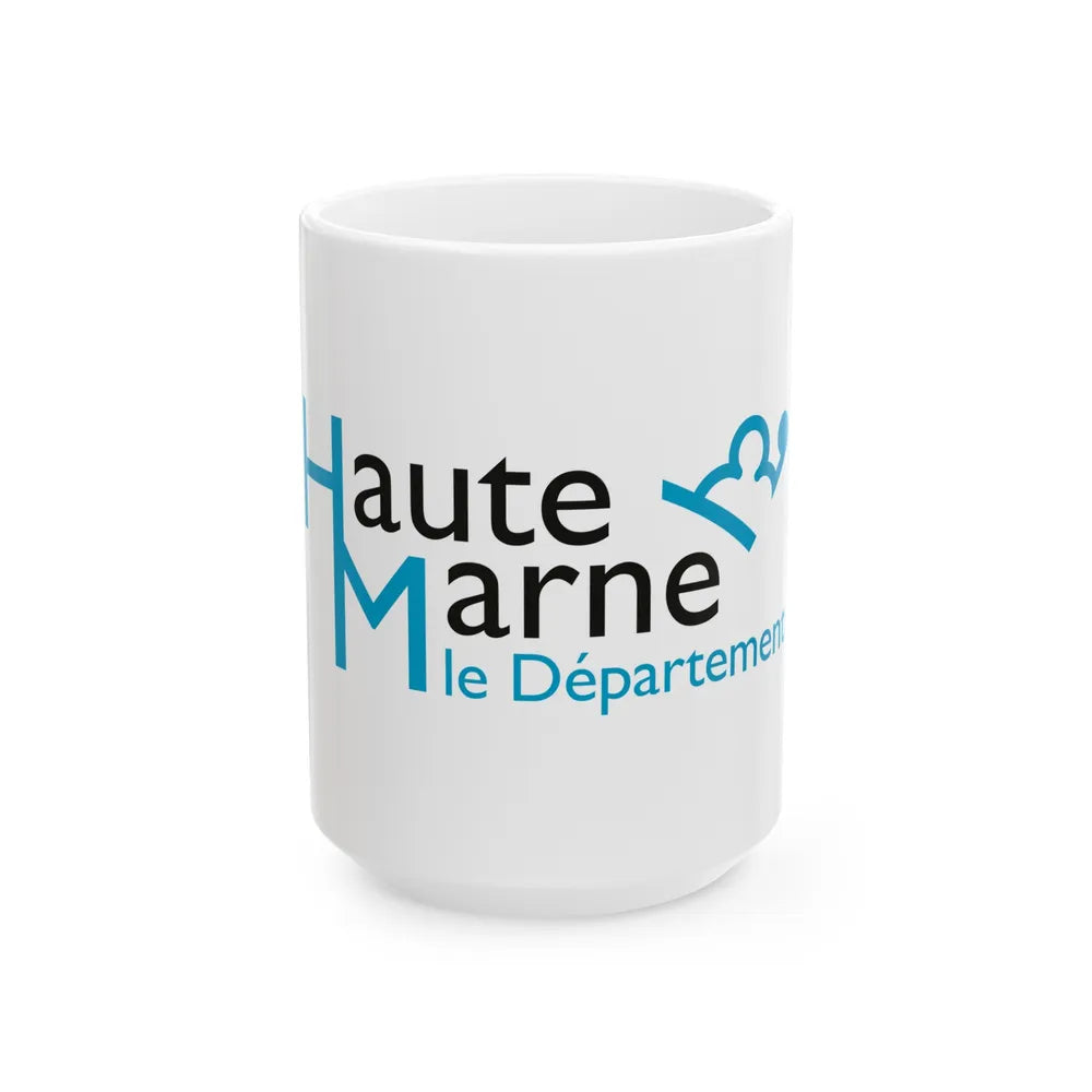 Flag of Haute Marne France - White Coffee Mug-15oz-Go Mug Yourself