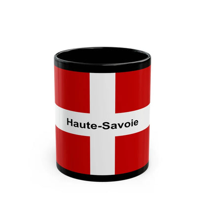 Flag of Haute Savoie France - Black Coffee Mug-11oz-Go Mug Yourself