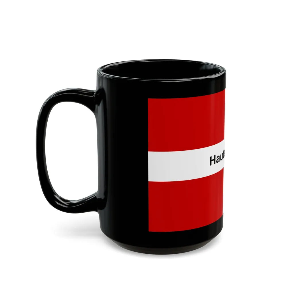 Flag of Haute Savoie France - Black Coffee Mug-Go Mug Yourself