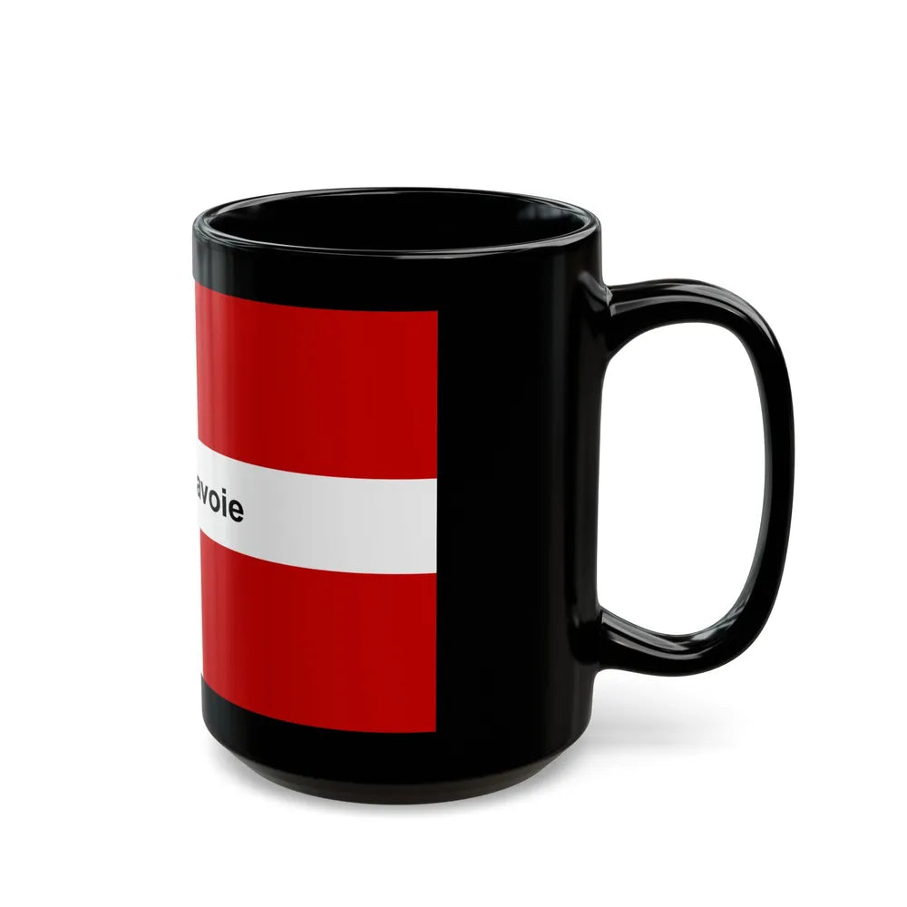 Flag of Haute Savoie France - Black Coffee Mug-Go Mug Yourself