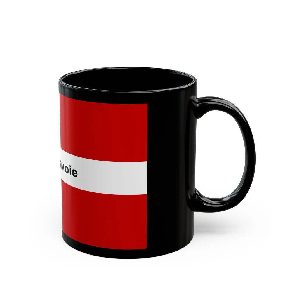 Flag of Haute Savoie France - Black Coffee Mug-Go Mug Yourself