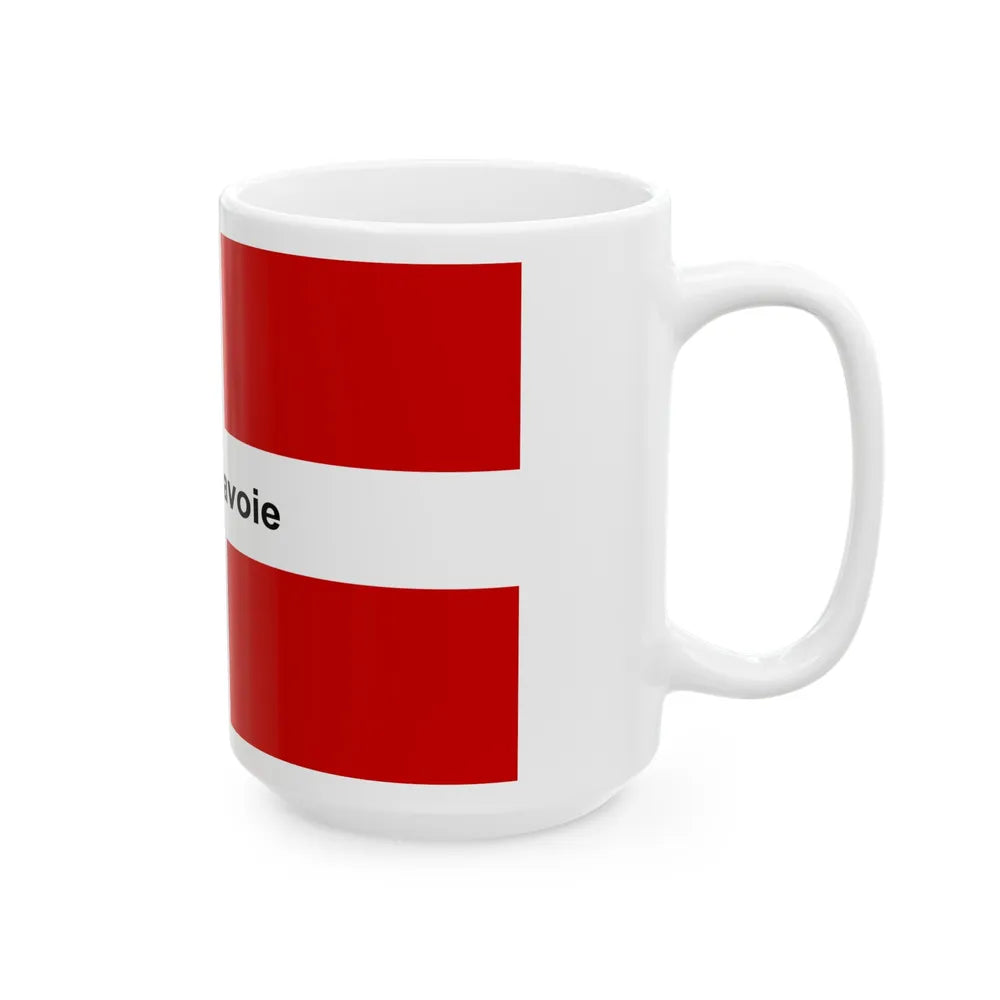 Flag of Haute Savoie France - White Coffee Mug-Go Mug Yourself