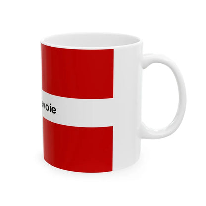 Flag of Haute Savoie France - White Coffee Mug-Go Mug Yourself