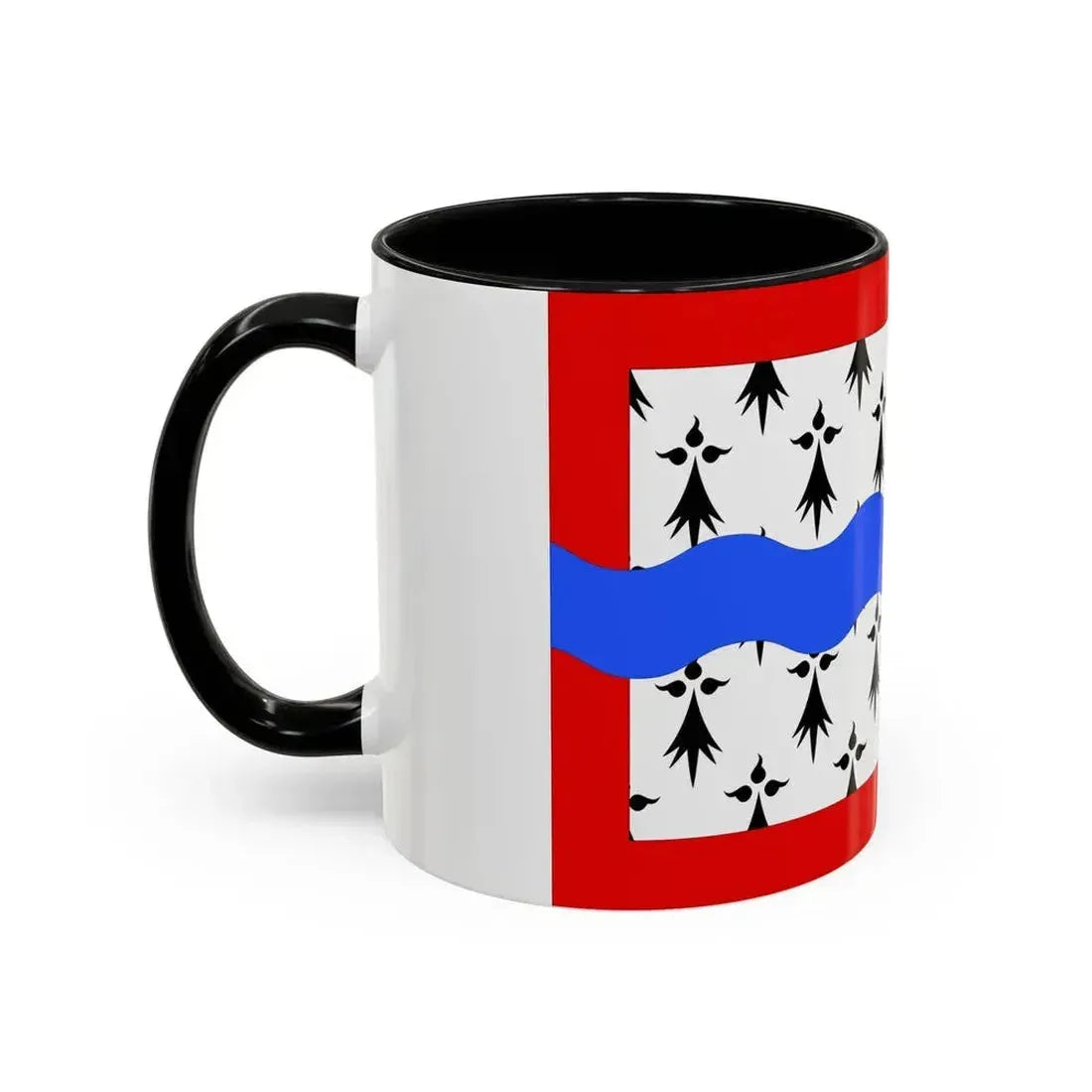 Flag of Haute Vienne France 2 - Accent Coffee Mug - Go Mug Yourself