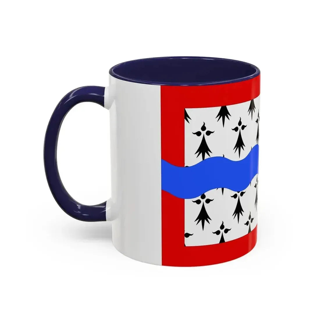 Flag of Haute Vienne France 2 - Accent Coffee Mug - Go Mug Yourself