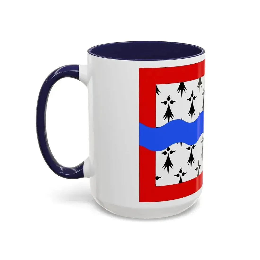 Flag of Haute Vienne France 2 - Accent Coffee Mug - Go Mug Yourself