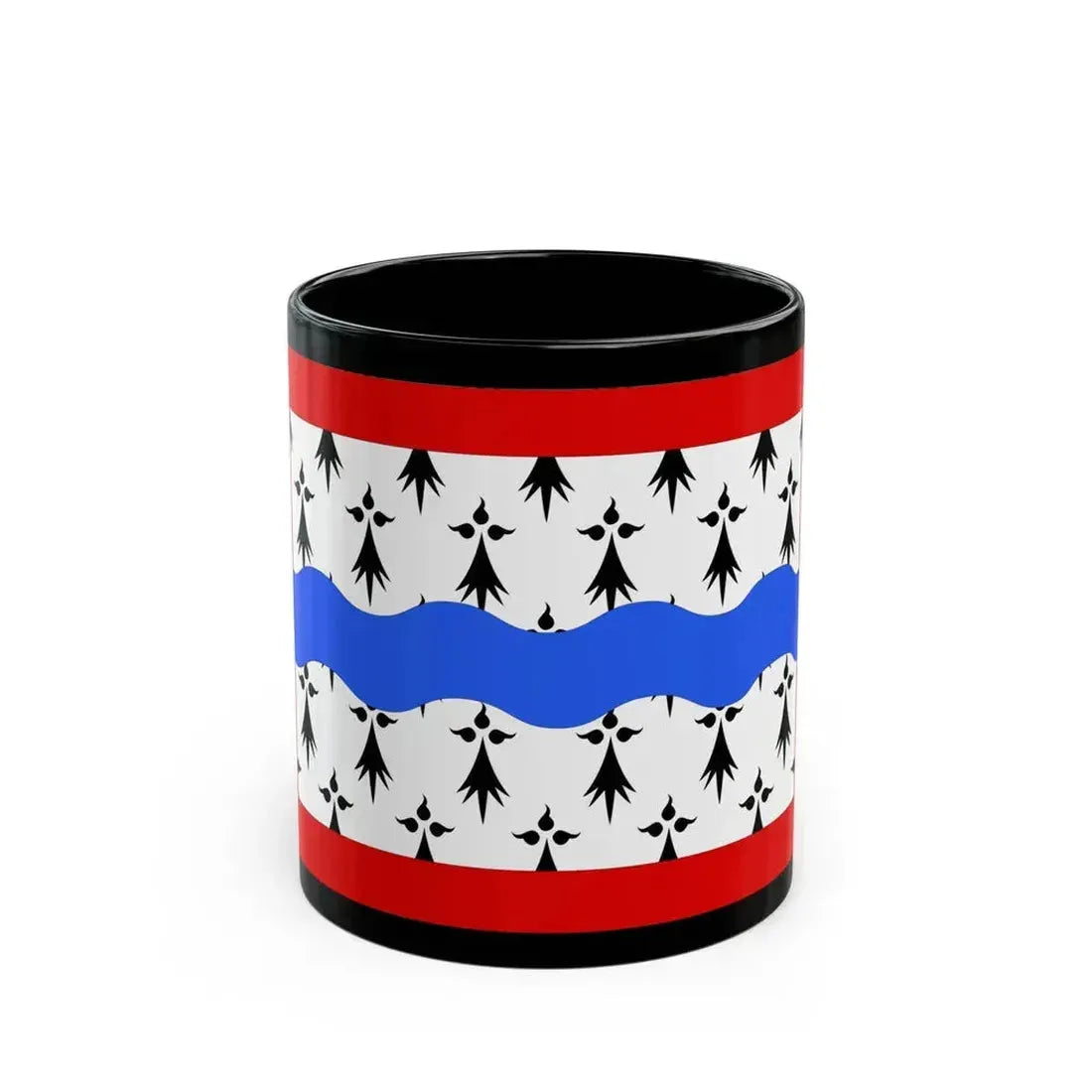Flag of Haute Vienne France 2 - Black Coffee Mug 11oz - Go Mug Yourself