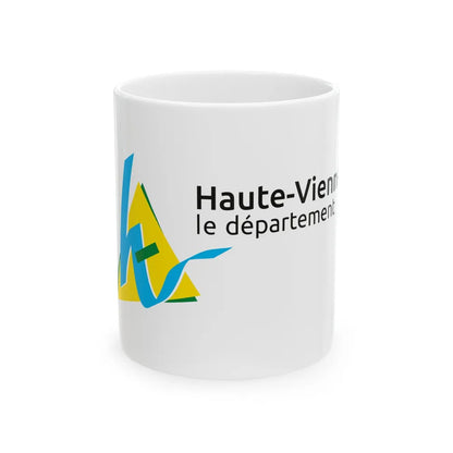 Flag of Haute Vienne France - White Coffee Mug-11oz-Go Mug Yourself