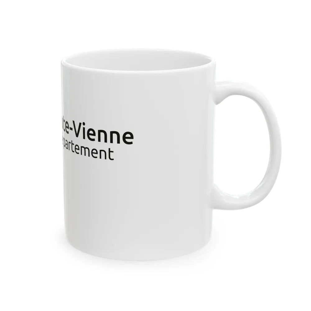 Flag of Haute Vienne France - White Coffee Mug-Go Mug Yourself