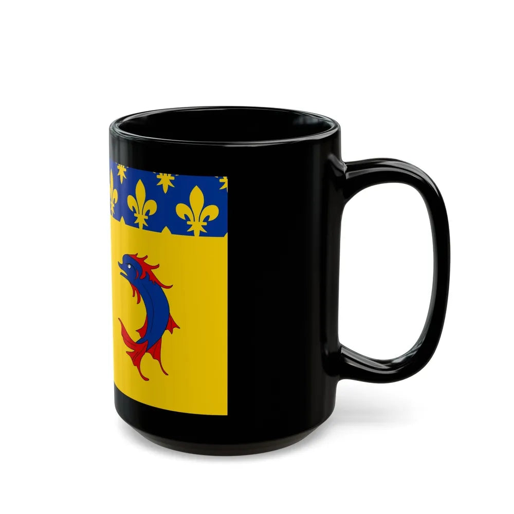 Flag of Hautes Alpes France - Black Coffee Mug-Go Mug Yourself