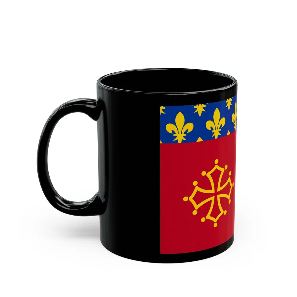 Flag of Hautes Alpes France - Black Coffee Mug-Go Mug Yourself