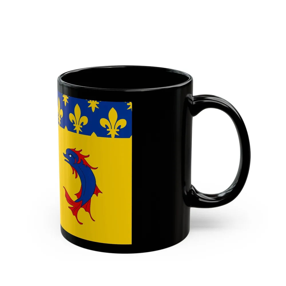 Flag of Hautes Alpes France - Black Coffee Mug-Go Mug Yourself