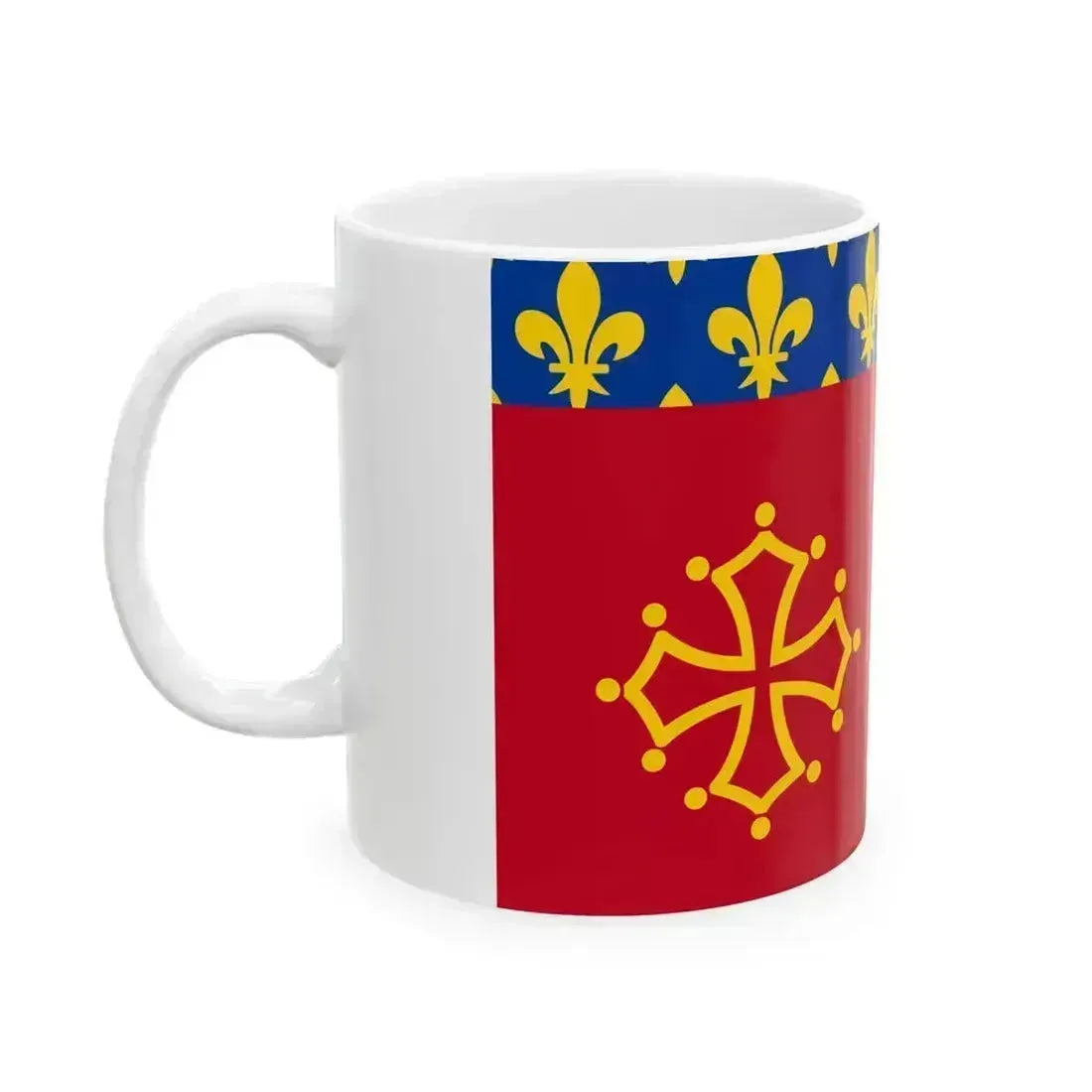 Flag of Hautes-Alpes (France) White Coffee Mug - Go Mug Yourself