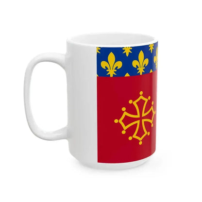 Flag of Hautes-Alpes (France) White Coffee Mug - Go Mug Yourself