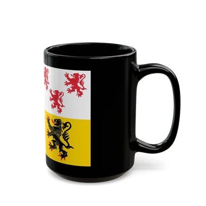 Flag of Hauts de France France 2 - Black Coffee Mug-Go Mug Yourself