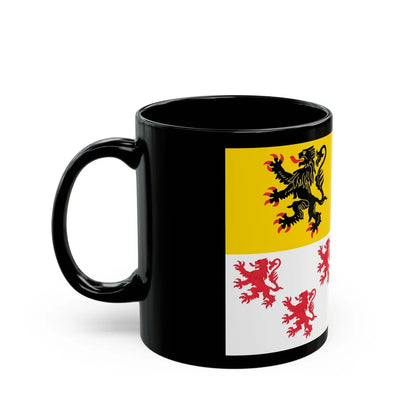 Flag of Hauts de France France 2 - Black Coffee Mug-Go Mug Yourself