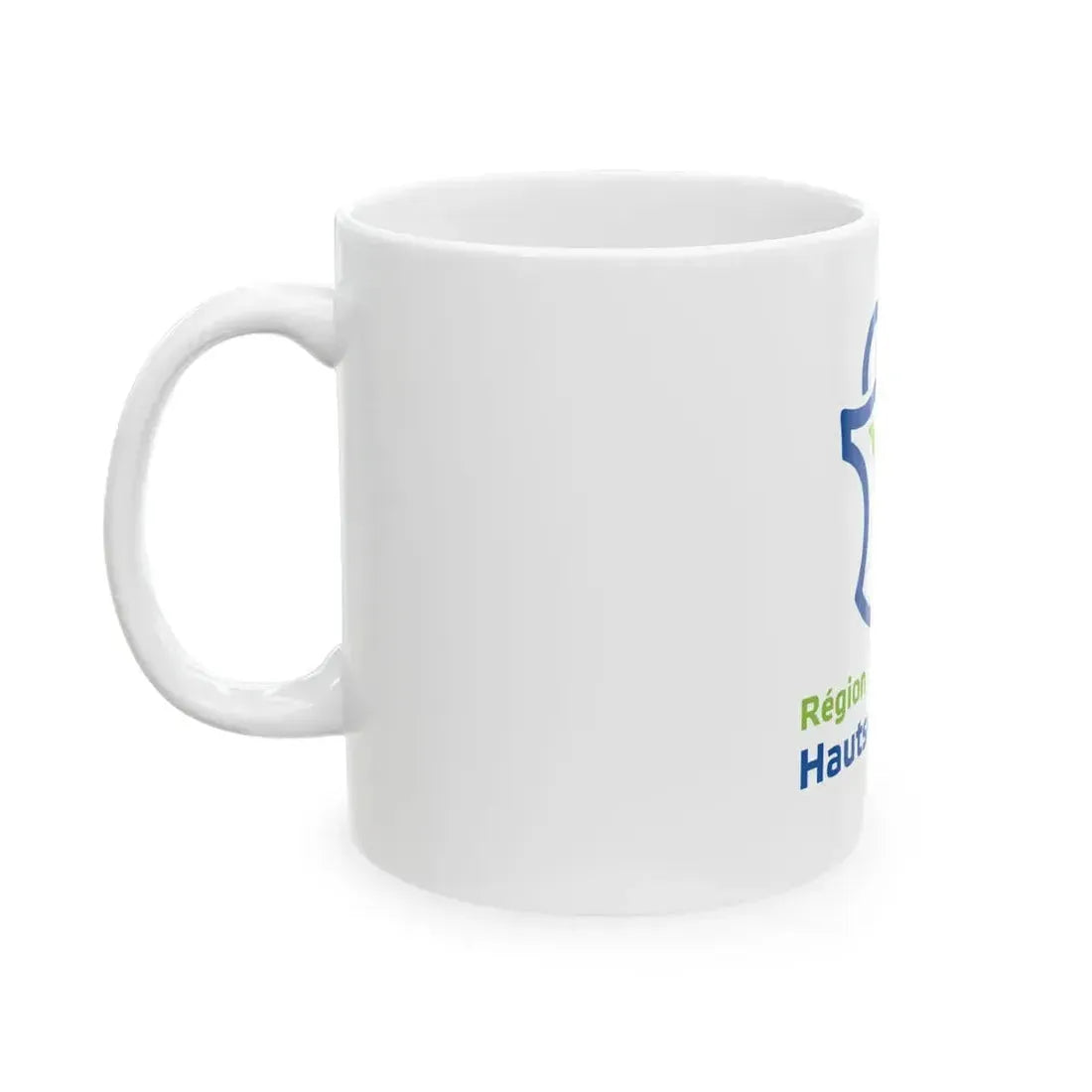 Flag of Hauts de France France - White Coffee Mug - Go Mug Yourself