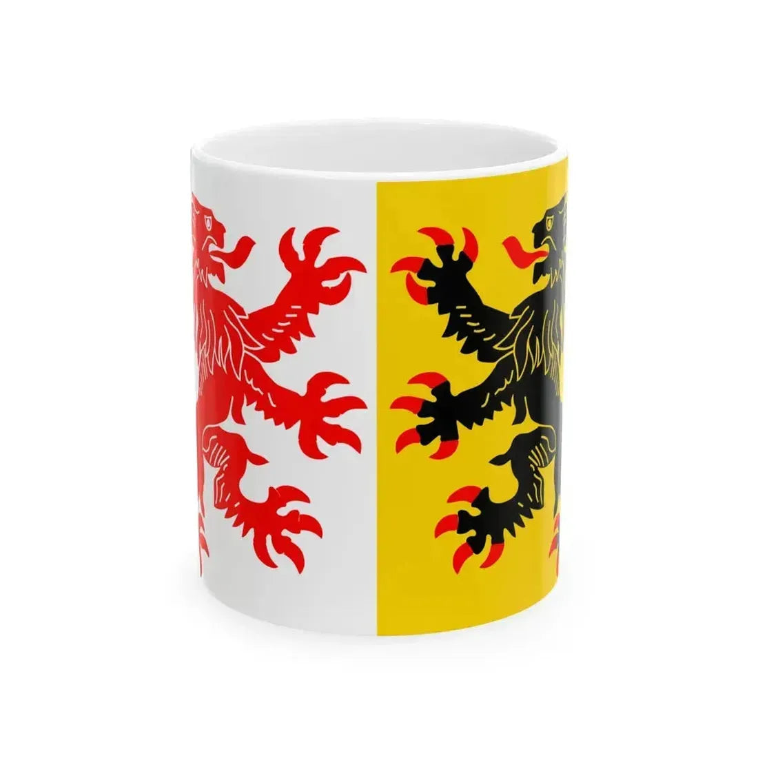 Flag of Hauts-de-France proposed design (France) White Coffee Mug 11oz - Go Mug Yourself
