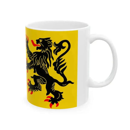 Flag of Hauts-de-France proposed design (France) White Coffee Mug - Go Mug Yourself