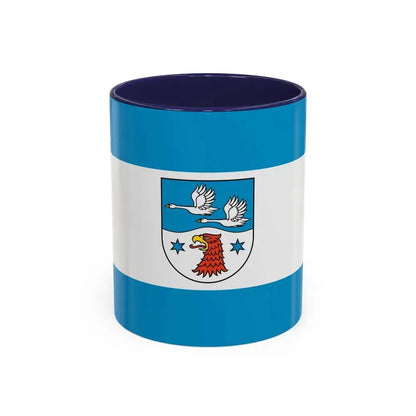 Flag of Havelland Germany - Accent Coffee Mug 11oz Navy - Go Mug Yourself