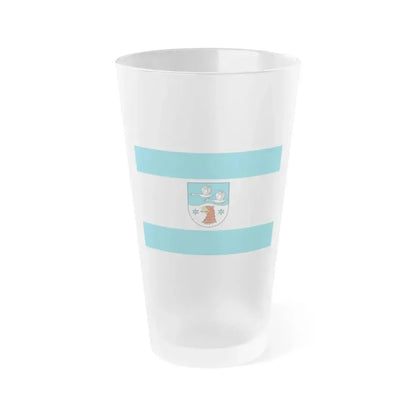 Flag of Havelland Germany - Frosted Pint Glass 16oz 16oz Frosted - Go Mug Yourself