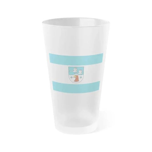 Flag of Havelland Germany - Frosted Pint Glass 16oz 16oz Frosted - Go Mug Yourself