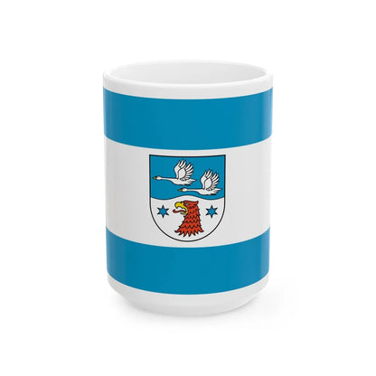 Flag of Havelland Germany - White Coffee Mug-15oz-Go Mug Yourself