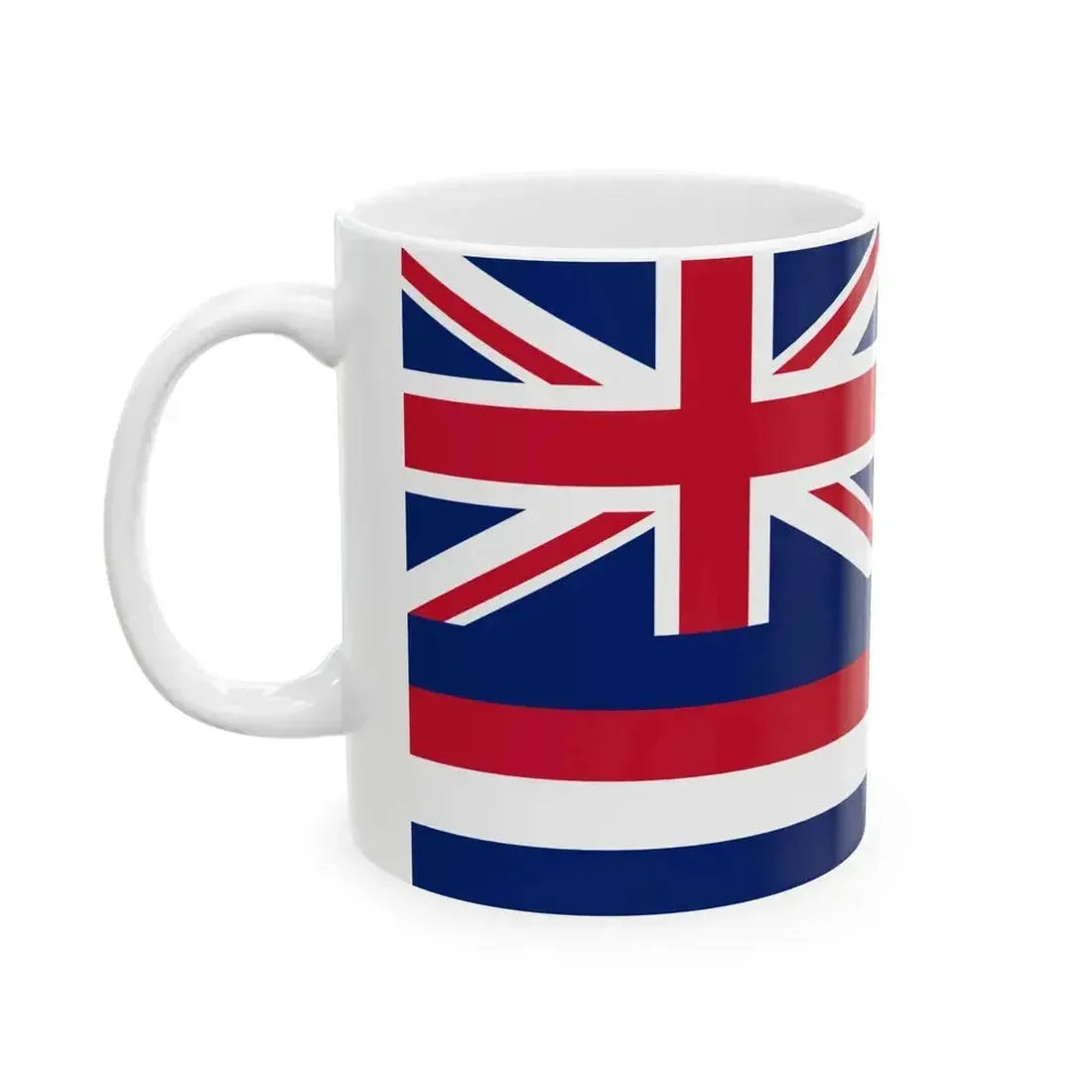 Flag of Hawaii 1816 (United States) White Coffee Mug - Go Mug Yourself
