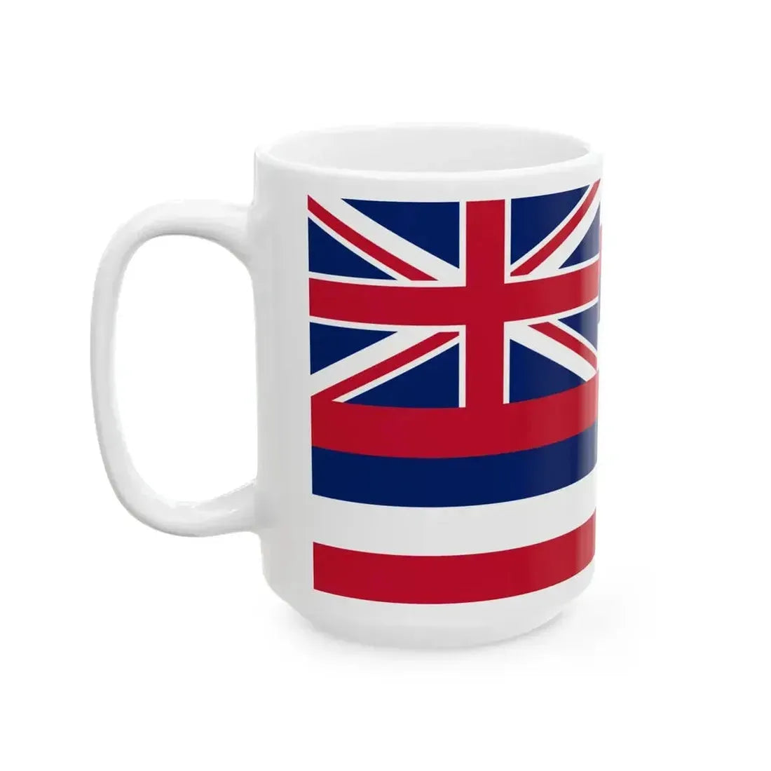 Flag of Hawaii 1896 (United States) White Coffee Mug - Go Mug Yourself
