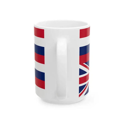 Flag of Hawaii Hawaiian sovereignty (United States) White Coffee Mug - Go Mug Yourself