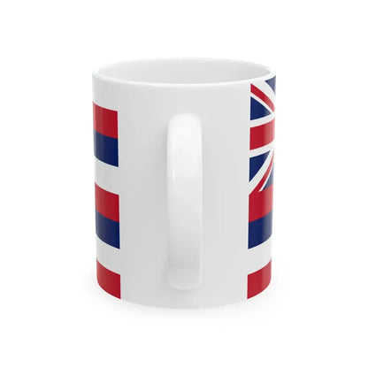 Flag of Hawaii (United States) White Coffee Mug - Go Mug Yourself