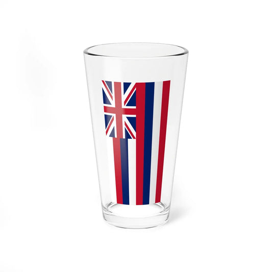 Flag of Hawaii vertical (United States) Pint Glass 16oz 16oz - Go Mug Yourself