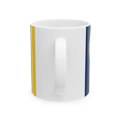 Flag of Hawkins County Tennessee (United States) White Coffee Mug - Go Mug Yourself