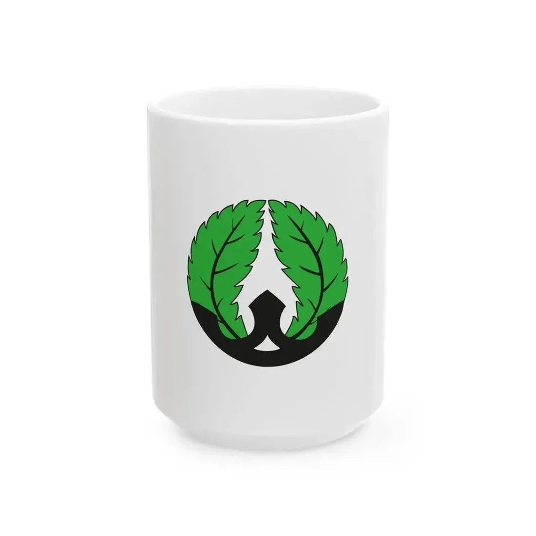 Flag of Hayama Kanagawa (Japan) White Coffee Mug 15oz - Go Mug Yourself