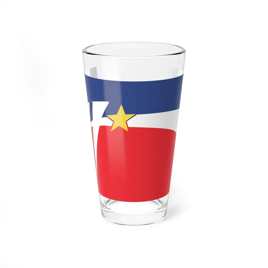 Flag of Haysville Kansas (United States) Pint Glass 16oz 16oz - Go Mug Yourself