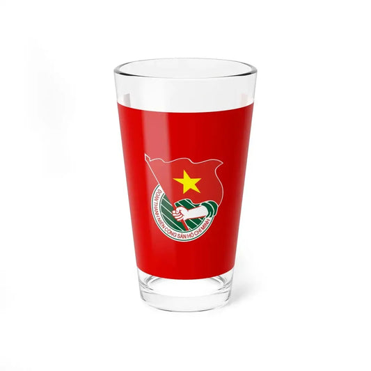 Flag of HCM Communist Youth Union (Vietnam) Pint Glass 16oz 16oz - Go Mug Yourself