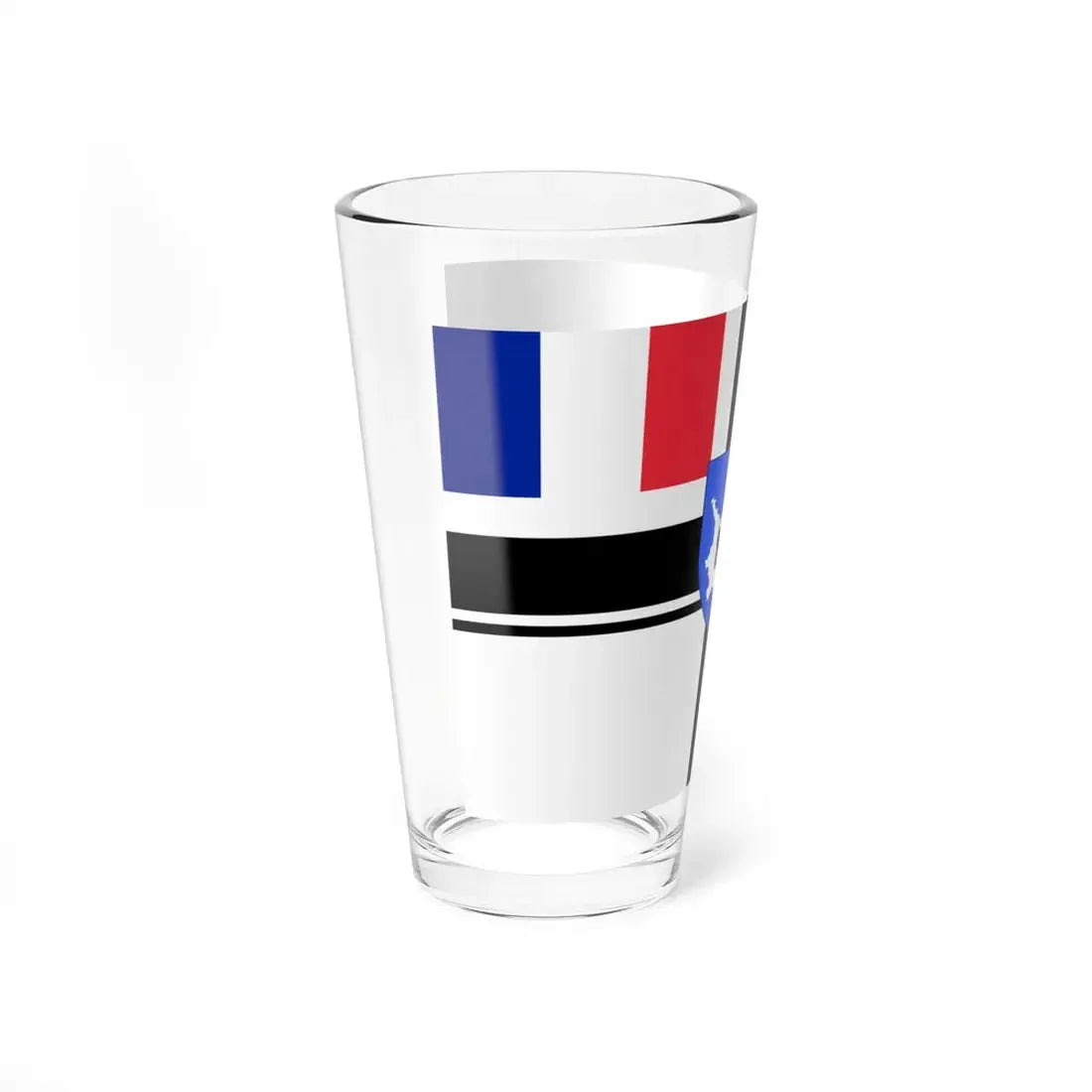 Flag of Hœdic (France) Pint Glass 16oz - Go Mug Yourself