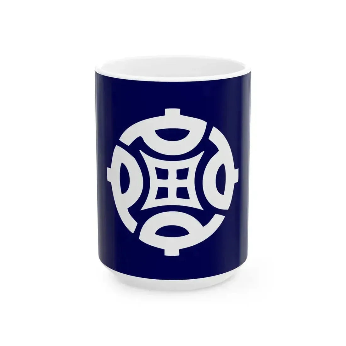 Flag of Heda Shizuoka 1966-2005 (Japan) White Coffee Mug 15oz - Go Mug Yourself