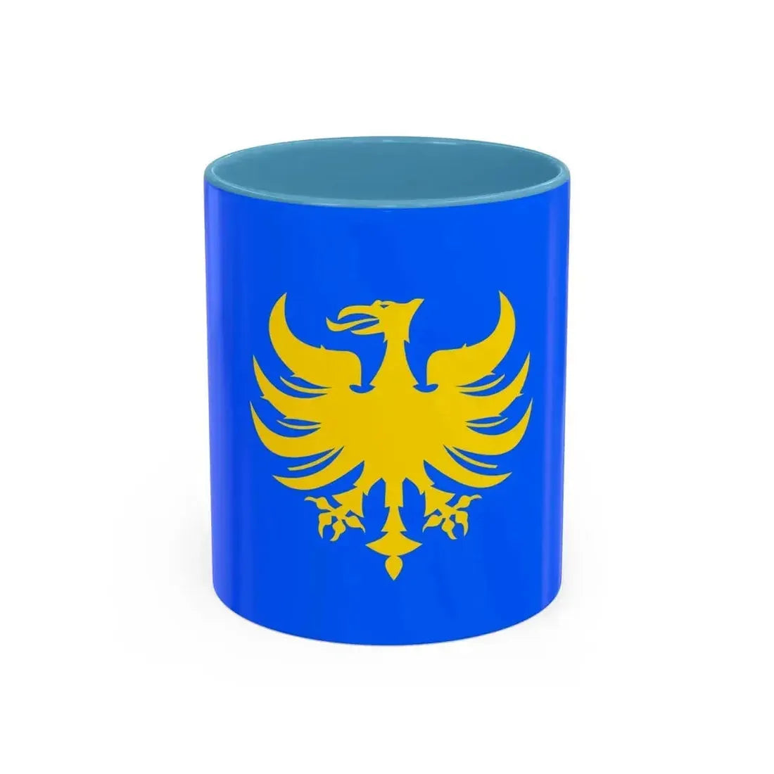Flag of Heerlen a city in the south of the province of Limburg Netherlands - Accent Coffee Mug 11oz Light Blue - Go Mug Yourself