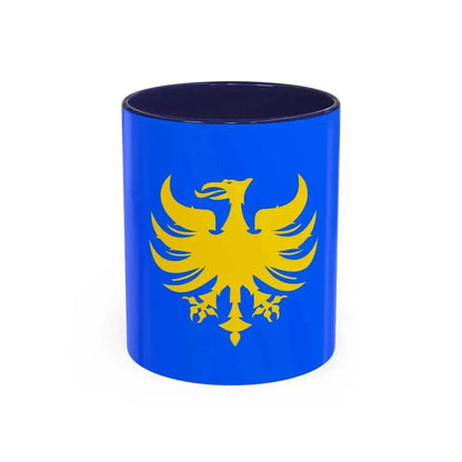 Flag of Heerlen a city in the south of the province of Limburg Netherlands - Accent Coffee Mug 11oz Navy - Go Mug Yourself