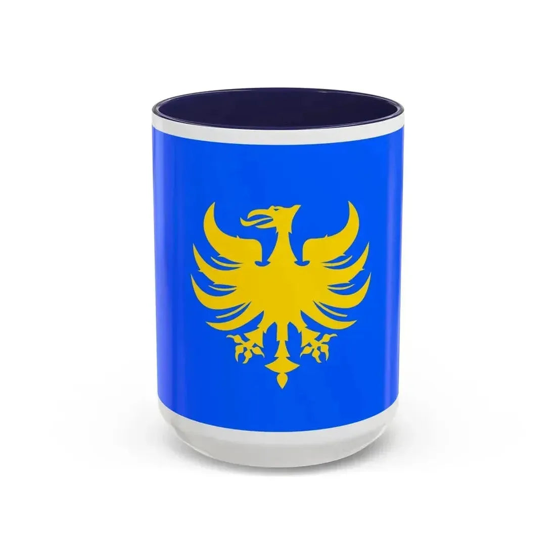 Flag of Heerlen a city in the south of the province of Limburg Netherlands - Accent Coffee Mug 15oz Navy - Go Mug Yourself