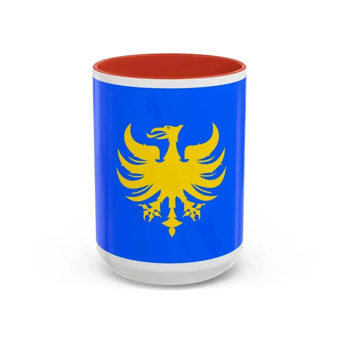 Flag of Heerlen a city in the south of the province of Limburg Netherlands - Accent Coffee Mug 15oz Red - Go Mug Yourself