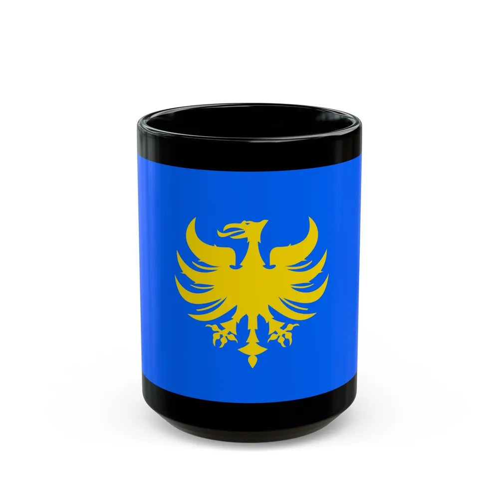 Flag of Heerlen a city in the south of the province of Limburg Netherlands - Black Coffee Mug-15oz-Go Mug Yourself