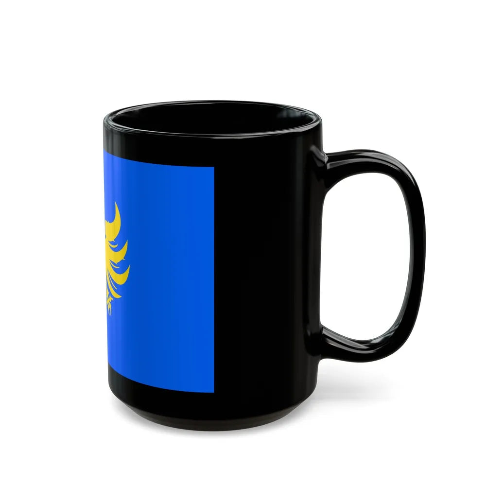 Flag of Heerlen a city in the south of the province of Limburg Netherlands - Black Coffee Mug-Go Mug Yourself