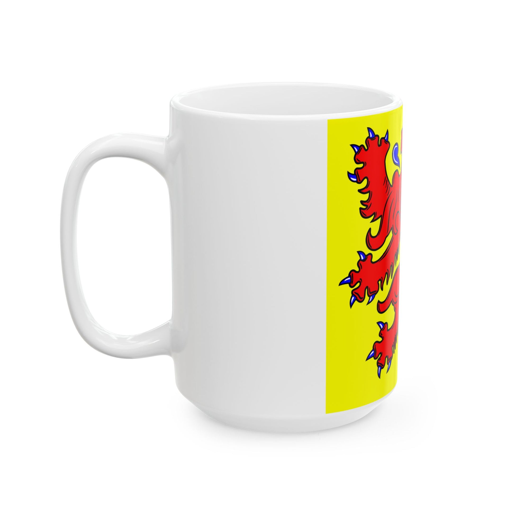 Flag of Heers (Belgium) White Coffee Mug-Go Mug Yourself