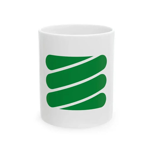 Flag of Heguri Nara (Japan) White Coffee Mug 11oz - Go Mug Yourself